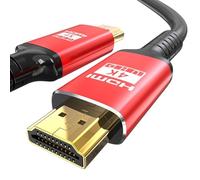 DUTTY HDMI Cable 1.5 Meters,4K 60Hz 18Gbps 4:4:4 RGB HDR HDCP2.2 and All HDMI Devices Compatible with Gaming Monitor,PS5,Xbox,Switch etc.