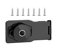 Duty 5inch Hasp Set Multifunction Keyed Hasp Robusts Cabinet for Shed Door Cabinet & Drawer Security Fingerprints
