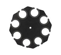 Duty 8 Hole Mic Clip Holder Fits 5 8 27 and 3 16 Stands for Performers and Music Artists Multi Mic Storage Tray