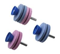 Duty Abrasive Wheel Sharpening Systems 1x4 Layer 2x2 Layer Grinder for Wind Garden Equipment Maintenance Lawns Sharpener Set