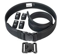 Duty Belt for Law Enforcement Utility Security Military Police 2.0" Tactical Patrol Belt Set, Black, XL