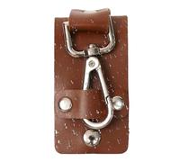 Duty Belt Key Holder - Elegant PU Leather Keychain Belt Key Holders Safe Daily Access | For Men Nursing Service Work Safety Law Enforcement, Red Brown, verwijzen naar de beschrijving, Unisex