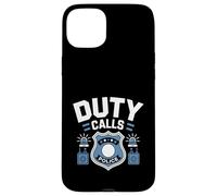 Duty Calls Cop Police Officer Policemen Department Case for iPhone 15 Plus