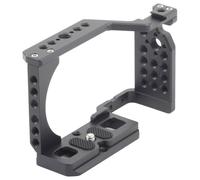 Duty Camera Cage for ZVE10 Camera Accessory with Cold, Aluminum | Metal Handheld Rigs with Vertical Shoots and Quickly Release Plates for Studio Use with Easy Grips
