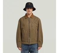 Duty Canvas Trucker Jacket - Brown - Men S