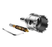 Duty Carbide Hole Saw, Saw Bit opener drill bit iron sheet reaming perforating Carbide metal hole Punch 1pcs(115mm)