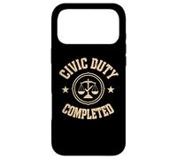 Duty Completed Done My Jury Service Court Appearance Case for iPhone 17 Pro Max