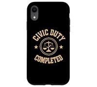 Duty Completed Done My Jury Service Court Appearance Case for iPhone XR