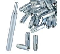 Duty Embedded Fastener Set Includes Installation Tool 2 Sizes 50Pcs 1 4 20 and 30Pcs 3 8 16 Threaded Inserts for Mounting on Brick Stone Concrete Fixing Anchors