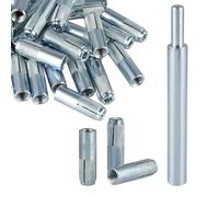 Duty Embedded Fastener Set Includes Installation Tool 2 Sizes 50Pcs 1 4 20 and 30Pcs 3 8 16 Threaded Inserts for Mounting on Brick Stone Concrete Fixing Anchors