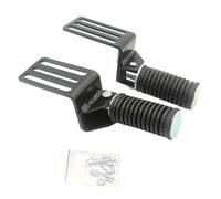 Duty Foldable Foot Pegs, Iron Construction Compact Design for Motorcycles, 1 Pair Folding Footrest for Motorcycle
