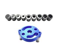 Duty Hole Positioning Tool Woodworking Doweling Jig Set 9 Bushings 2Mm-10Mm Accurate Drill Guide Aluminum Alloy Adjustable Feet Adjustable Wood Drill Guide