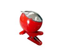 Duty Iron Ashtray with Clamp on Attachment for Tables Side Railings Strong Grip WIndproof Lid Ashes Container Clip on Ashtray with Lid