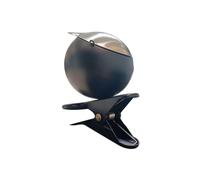 Duty Iron Ashtray with Clamp on Attachment for Tables Side Railings Strong Grip WIndproof Lid Ashes Container Clip on Ashtray with Lid