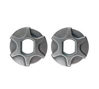 Duty Pack of 2 Chainsaw Sprocket Crafted from Stainless Steel for Power Tool Applications with 10mm and 12mm Bore Power Tool Accessories