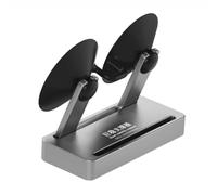 Duty Phone Repairs Stand with Strong Suction Cup Fixation for Screen Maintenance 110 Degree Tilt Angles Lightweight Stainless Steel Construction Lightweight Phone Stand