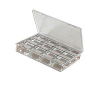 Duty Rectangle Parts Storage Case with See Through Lid Protects Contents from Dusts and Damage Tool Parts Storage Case