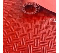 Duty Rubber Carpet， Large Garage Floor Rubber Mat 3 mm Thick, Waterproof Carpet Rugs, Heavy Duty Parking for Under Car(Red,1.6x5m/5.2x16.4ft)