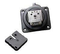 Duty Secure Mounting Bracket Hot Shoe Base for Flashing Accessories Anti Slip Design Abrasion Resistant Materials ABS Metal Flashing Bracket