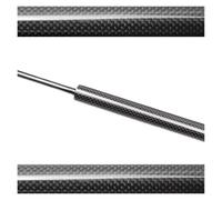 Duty Shock Absorber For Fiesta Mk6 Mk7 2009-2020 Front Hood Bonnet Modify Carbon Fiber Gas Lift Support Shock Damper 1PC Strut Hydraulic Rod(Black Carbon Fiber)
