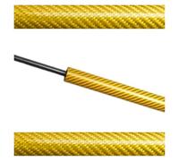 Duty Shock Absorber For Fiesta Mk6 Mk7 2009-2020 Front Hood Bonnet Modify Carbon Fiber Gas Lift Support Shock Damper 1PC Strut Hydraulic Rod(Yellow Carbor Fiber)