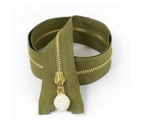 Duty Single Slider Zip, Metal Zipper 3# 2/5 Pcs Multicolor Close-end 15-30cm Open-end 40-70cm Jacket Coat Sewing(Dark Green,18CM-CLOSEEND-2PCS)