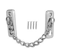 -Duty Stainless Steel Window Restrictors - 2-Piece Locks with Secure Chain & Quick-Release Buckle for UPVC Doors and