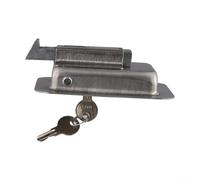 Duty Trailer Door Latch Paddle Handle Duty Trailer Door Latch | 304 stainless steel, rust resistant, mirror polished, 12cm length, silver finish