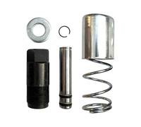 Duty Trolley Jack Jack Plunger Horizontal Double Pump Horizontal Jack Oil Pump Cylinder Piston Plunger Parts Multiuse Scissor Jack Kit(Black)