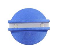 Duty Trolley Jack Large Slotted Universal Magnetic Jack Pad Weld Frame Rail Adapter For All Model Cars Scissor Jack(Blue)