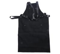 Duty Welding Apron Maximumly Protective from Chest to Knees with 6 Large Pockets for Blacksmiths Professional Use Adjustable Leather Apron
