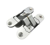 Duty Zincs Alloy Invisible Muted Door Hinges Adjustable Butt Hinge 180 Degree Swing Concealed Enduring Zincs Alloy Butt