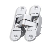 Duty Zincs Alloy Invisible Muted Door Hinges Adjustable Butt Hinge 180 Degree Swing Concealed Enduring Zincs Alloy Butt