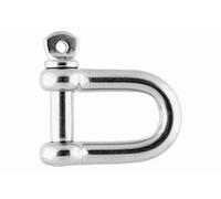 Dutyhook 10X60 Straight D-Shackle, Short, Stainless Steel AISI 316
