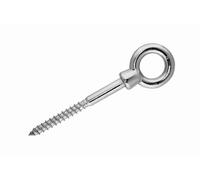 Dutyhook 6X60 Eye Bolt With Wood Thread, Stainless Steel AISI 304