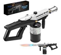 Dutywand Propane Grill Torch Gun - Cooking Torch Head max. 800,000 BTUs - Culinary Torch Sous Vide - Adjustable Flamethrower for BBQ, Campfire, Charcoal Wood Grills Lighter(Tank Not Included)