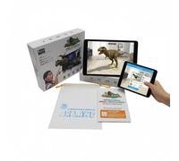 DUUB AR Drawing Kit - Interactive Educational Toy with Augmented Reality, Digital Art Tablet with Markers, STEM Activities for Kids, Compatible with Google Play, Android & iOS Devices (AR Land)