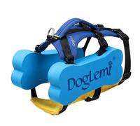 Duuclume Dog Life Jacket,Adjustable 2-in-1 Swimming & Walking Vest, High Buoyancy Rescue Vest with Handle,Reflective Strips & D-Ring for Leash,for Small to Large Dogs (L)