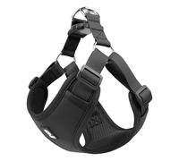 Duuclume Dog Seatbelt Harness for Car, Adjustable Breathable Mesh Soft Padded Dog Car Harness with Car Vehicle Connector Strap for Large Medium Small Dogs (Black,XL)