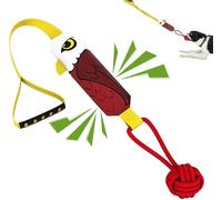 Duuclume Dog Squeaky Toys & Durable Dog Balls for Aggressive Chewers - Indestructible, Interactive Medium Dog Toys for Tug of War & Boredom Chew Teething (Eagle)