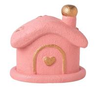 Duuclume Memorial Pet Cremation Urns for Dogs Cats Ashes,Cozy Home Design Cement Urn,Pet Souvenirs Remembrance Gift (Pink)
