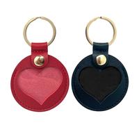 Duuclume Personalized Pet Hair Keepsake Box for Dog, Pets Hair Storage Pouch Fur Memorial Keyring for Pet Commemorative,Dog Cat Paw Shape Leather Keychain Pendant (Black & Red Heart)