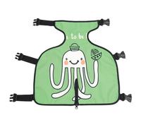 Duuclume Pet Belly Protector, Waterproof Dog Belly Protective Vest with Buckles, Dog Bellyband Bib Chest Protector Prevents from Getting Dirty Wet for Small Medium Large Dogs (Green,S)