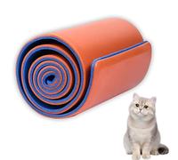 Duuclume Pet Fixation Splint, Pet Splint for Dogs/Cats, Polymer Foam Waterproof Hard Wearing Arbitrary Cutting Pet Leg Brace for Temporary Immobilisation of Fractures (Orange, S)