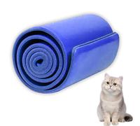 Duuclume Pet Fixation Splint, Pet Splint for Dogs/Cats, Polymer Foam Waterproof Hard Wearing Arbitrary Cutting Pet Leg Brace for Temporary Immobilisation of Fractures (Blue, S)