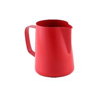 DUUDAH Stainless Steel Milk Frothing Pitcher Cup Jug,Milk Jug Milk Cup Milk Pitcher Jug Measuring Cup for Making Latte Coffee Art Cappuccino Milk Jug(Color:Red,Size:900ml) (Color : Red, Size : 900ml)