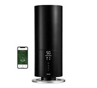 Duux Beam Mini | Quiet Air Humidifier | Ultrasonic Humidifier for Home/Bedroom | Steam Production 350ml / h | 20h Use | Integrated Remote Control | Black
