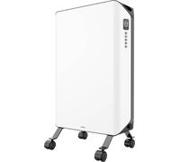 Duux Edge Oil Smart Oil Filled Radiator, Portable, Timer, Boost Mode, 2000W White | DXOH20UK