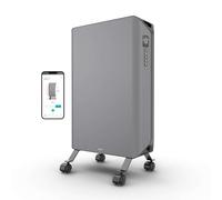 Duux Edge Oil - Smart Oil Radiator with Thermostat - 2000W Oil Filled Radiator with Boost Mode - Grey