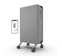 Duux Edge Oil Smart Oil Filled Radiator, Portable, Timer, Boost Mode, 2000W Grey | DXOH21UK